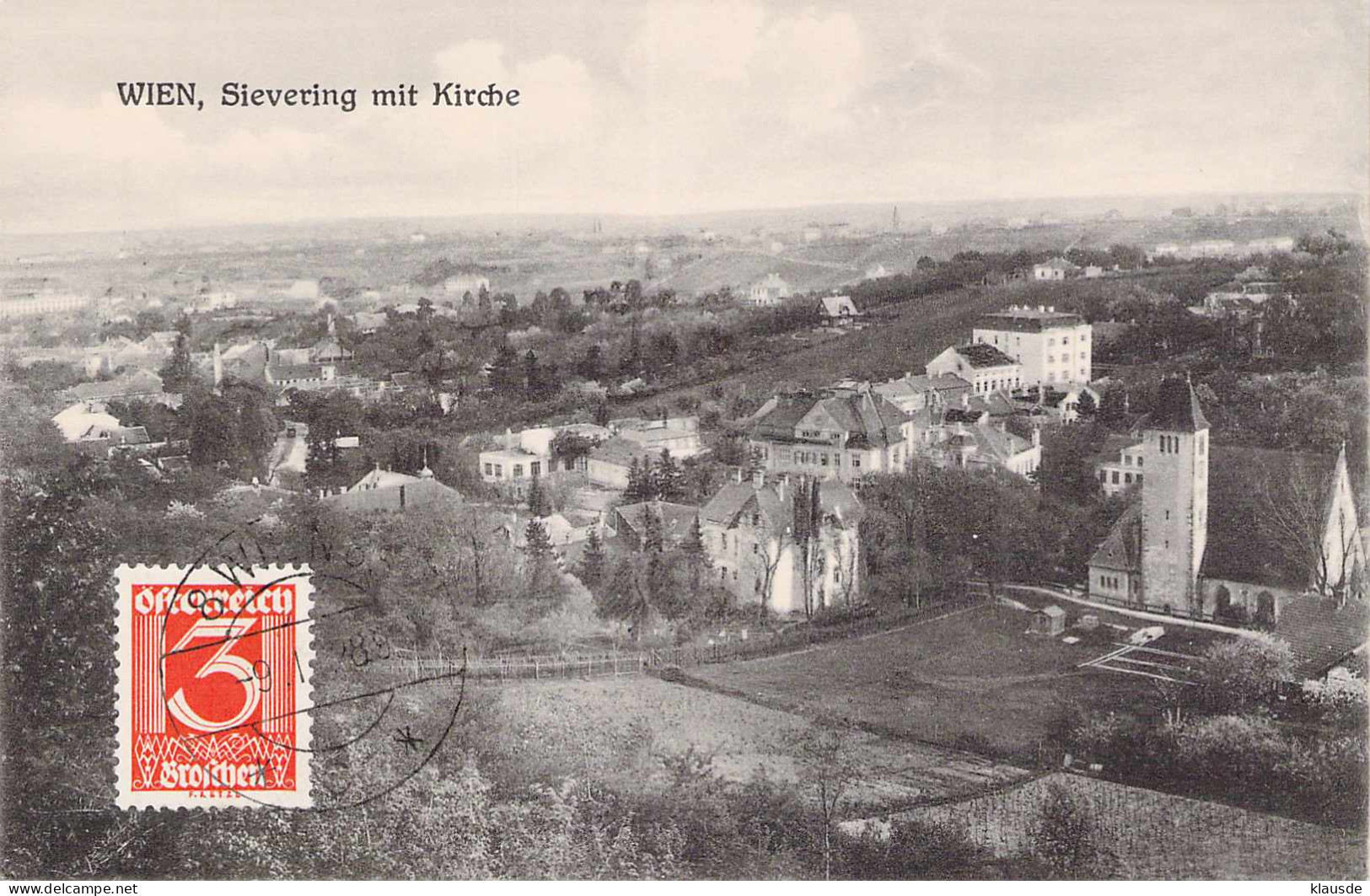 Wien - Sievering Mit Kirche Gel.19?? - Stephansplatz