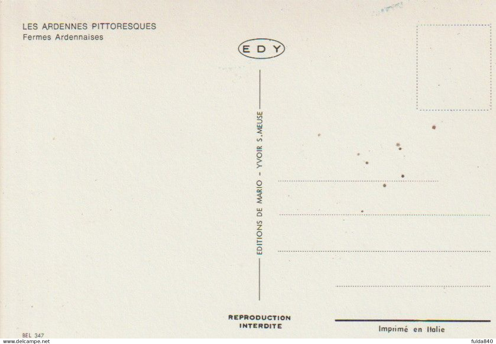 CPM.   BELGIQUE.   LES ARDENNES PITTORESQUES.  Fermes Pittoresques . - La-Roche-en-Ardenne