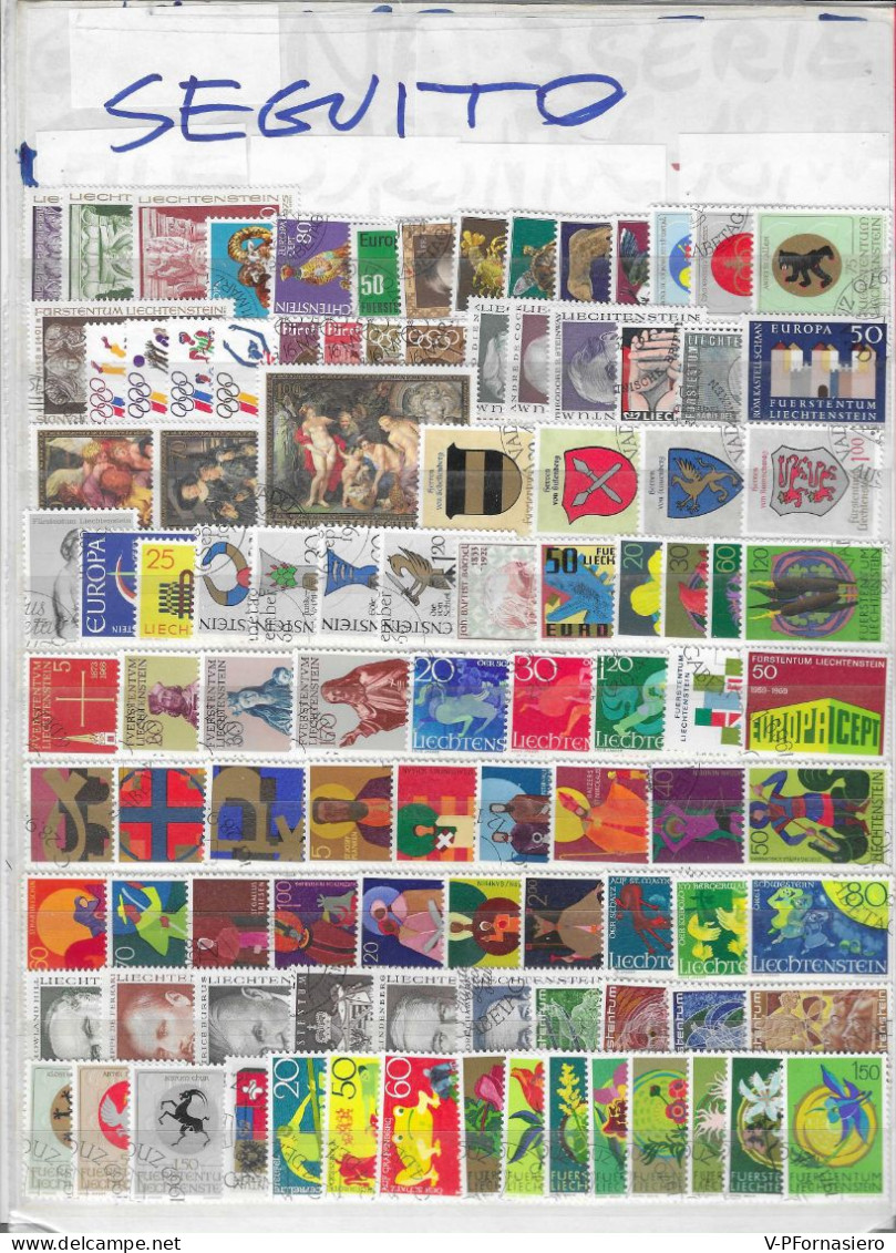 LIECHTENSTEIN ʘ 1965/1975, 61 SERIE Complete. Soggetti Vari - Verzamelingen