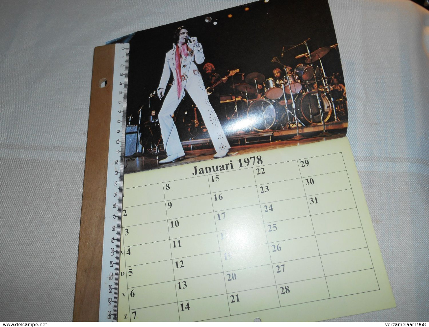 ELVIS _ Komplete Kalender Anno : 1978 , Niets Ingeschreven !---- ( Ismo : 2  ) - Grossformat : 1971-80