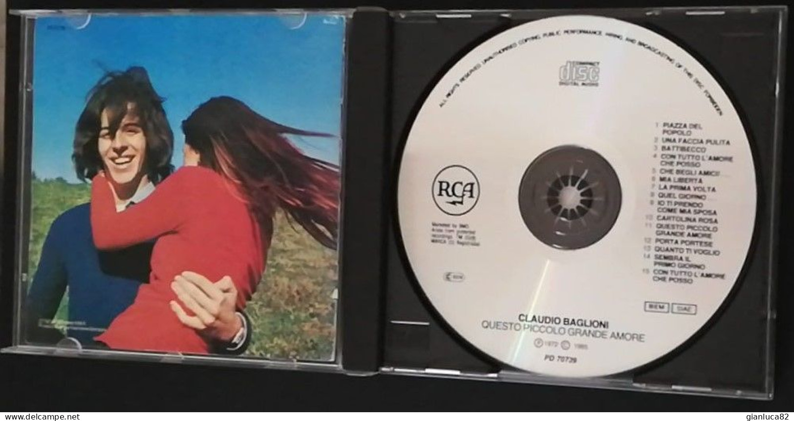 CD Claudio Baglioni Questo Piccolo Grande Amore RCA (CD3) Come Da Foto Ottime Condizioni RCA PD70739 - Otros - Canción Italiana