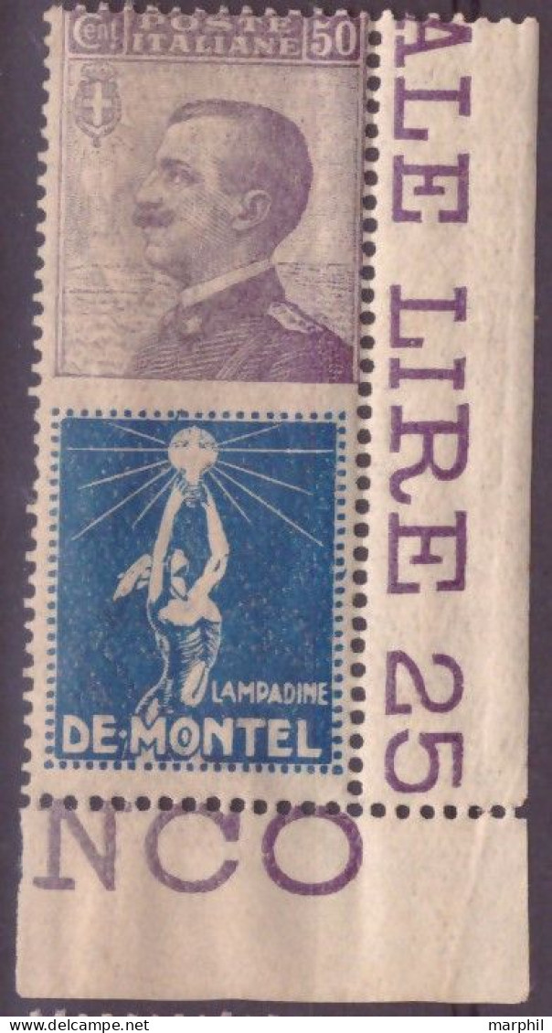 Italia 1924 Pubblicitari UnN°12 50c "De Montel" MNH/** Vedere Scansione - Reclame