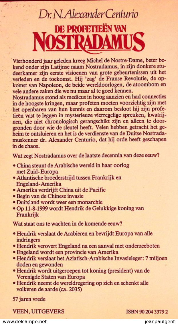 N. Alexander Centurio - De Profetieën Van Nostradamus - Esoterik