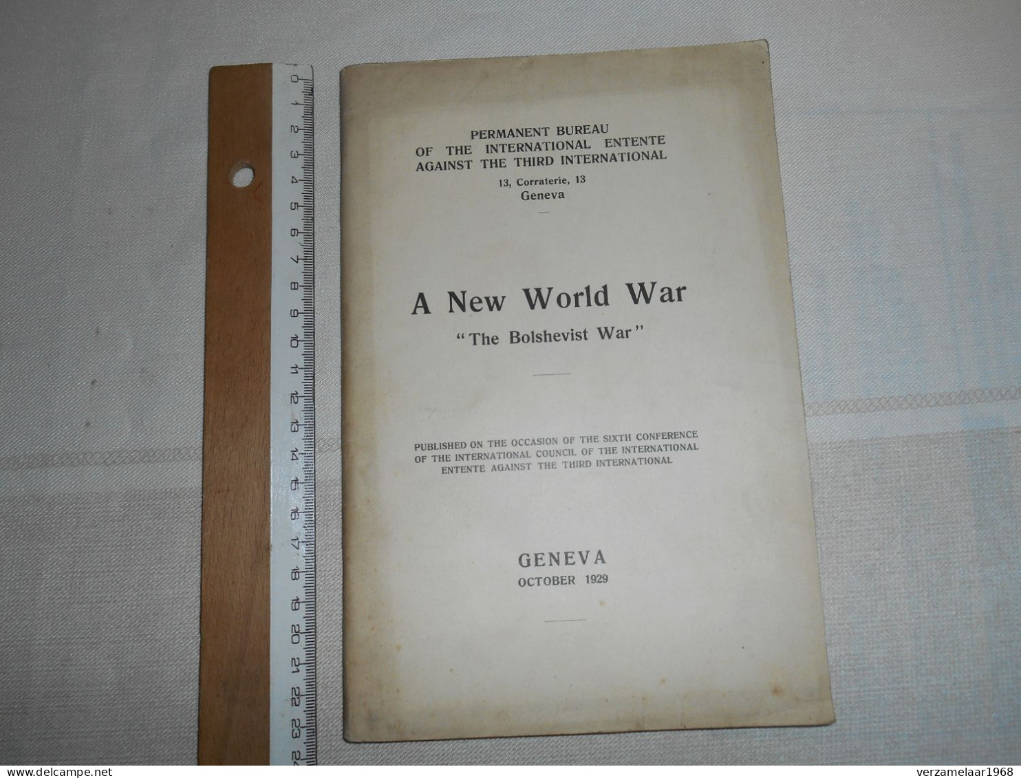 The Bolshevist War -- Boekje , Anno : 1929 ---- ( Ismo : 2  ) - Armées Étrangères