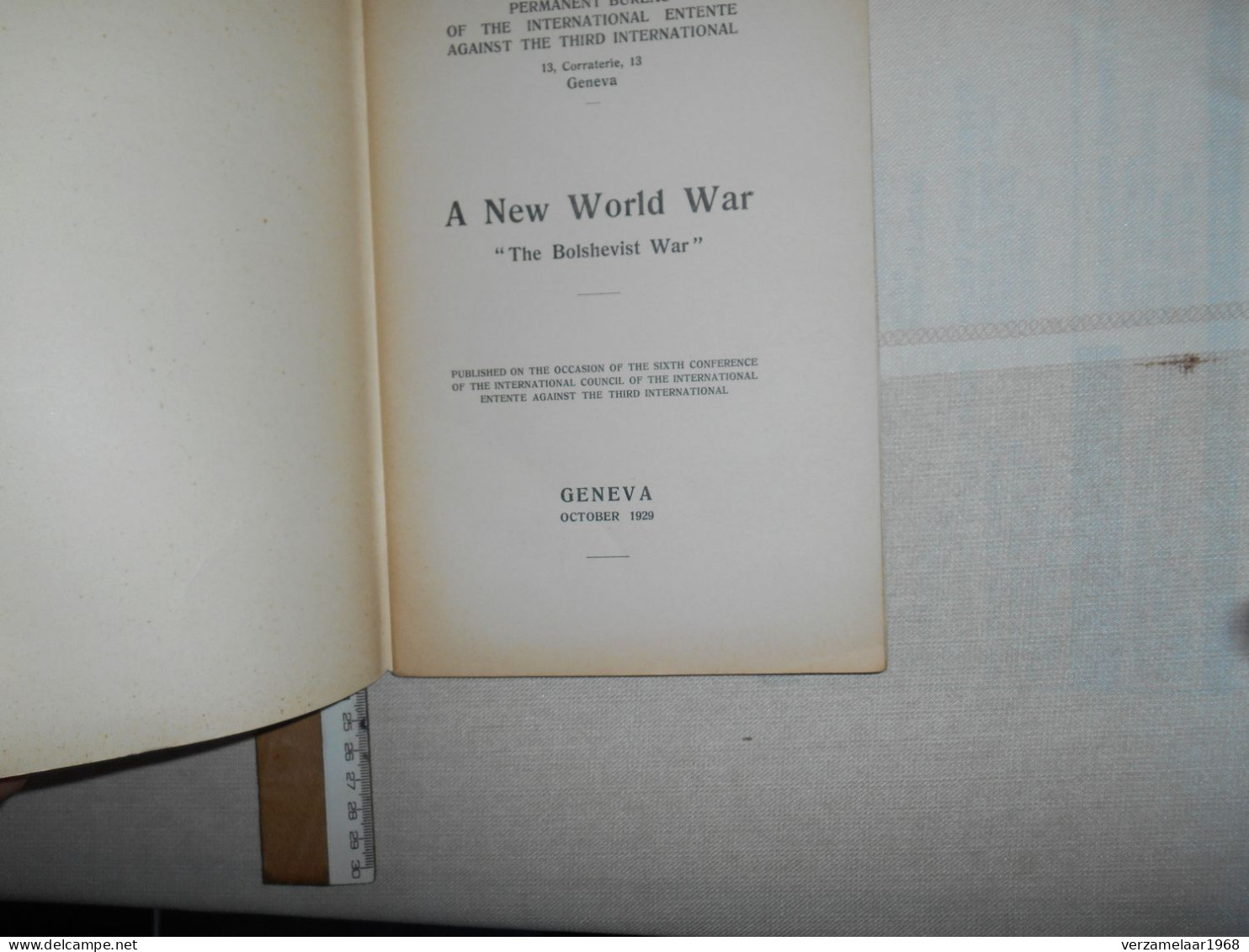 The Bolshevist War -- Boekje , Anno : 1929 ---- ( Ismo : 2  ) - Armées Étrangères