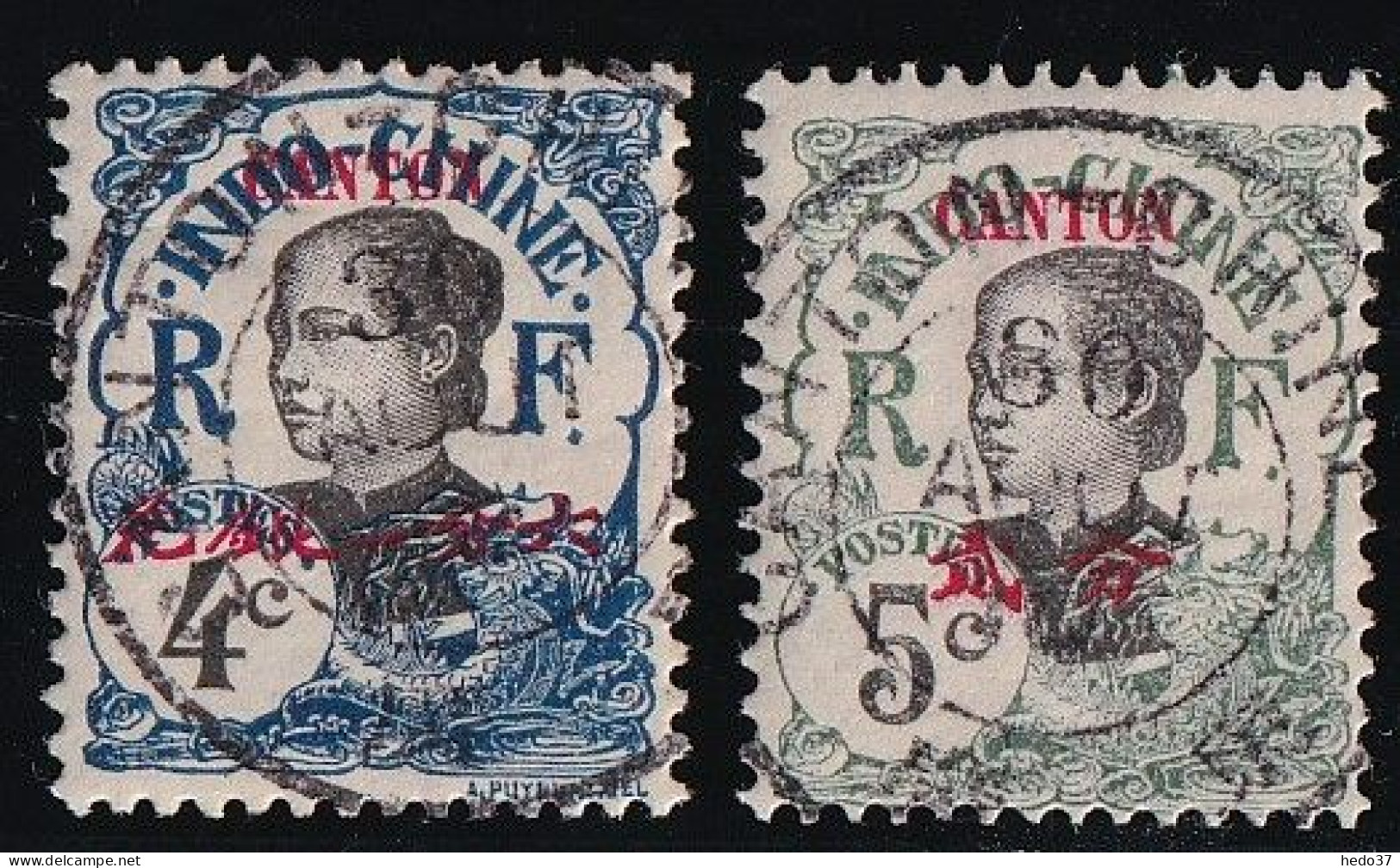 Canton N°52/53 - Oblitéré - TB - Used Stamps