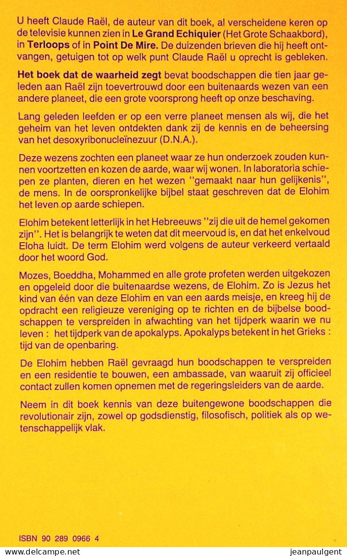 Claude Vorilhon - Het Boek Dat De Waarheid Zegt - Esoterism