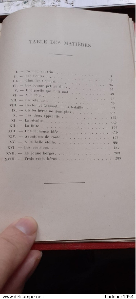 Trois Mauvais Diables MLLE G. DU PLANTY Hachette 1911 - Bibliothèque Rose