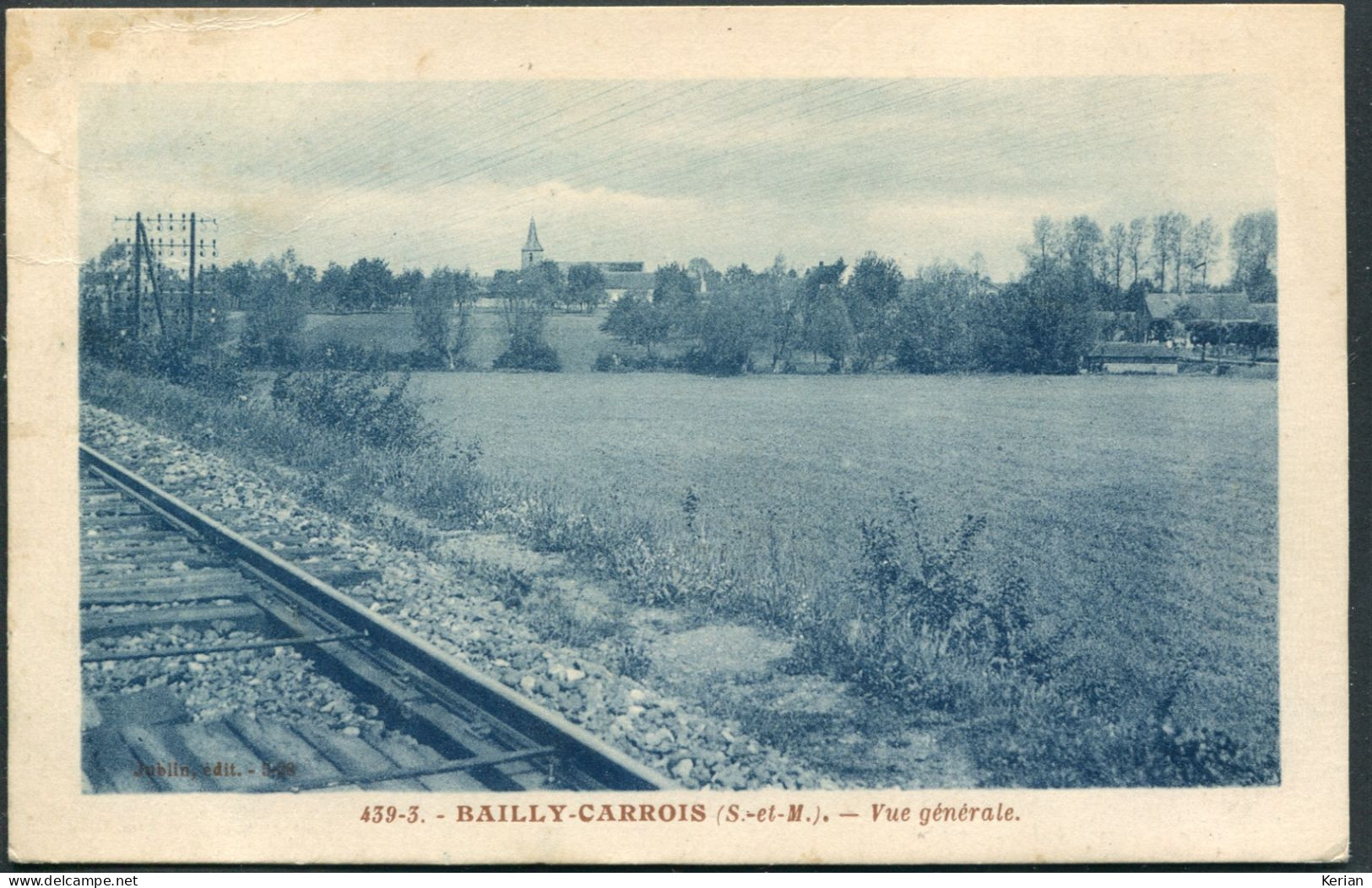 Bailly-Carrois - Vue Générale - Chemin De Fer - N°439-3 - "Artistic" - Voir 2 Scans Larges & Descriptif - Baillycarrois