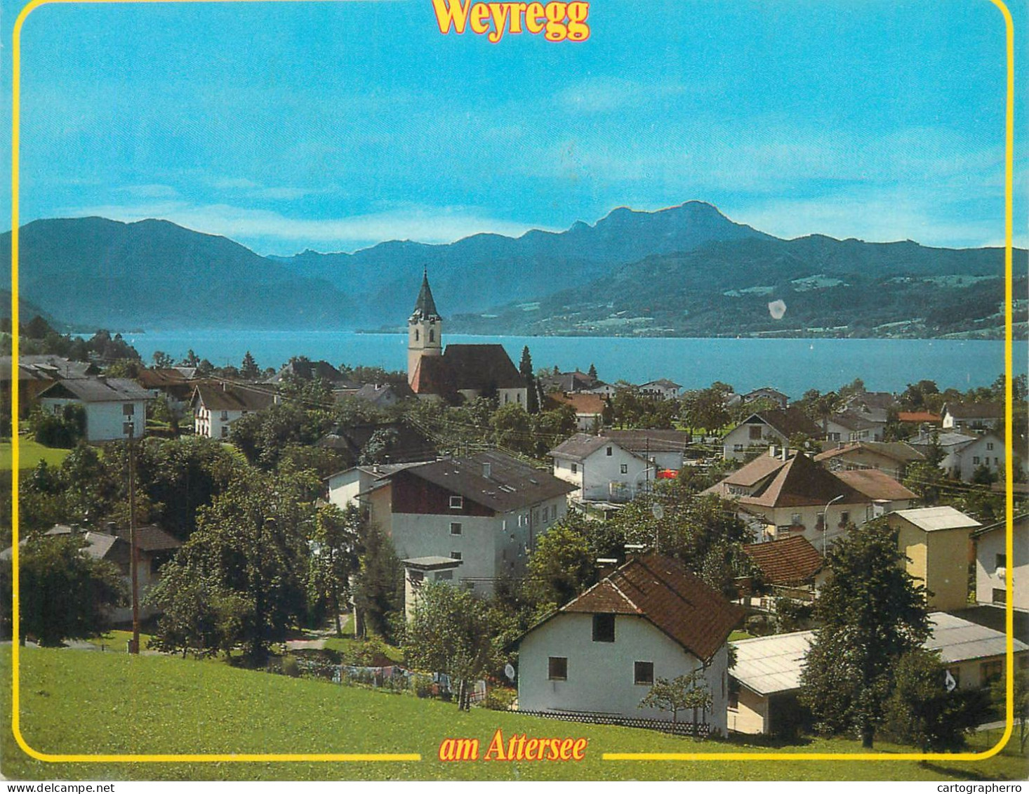 Austria Weyregg Am Attersee General View - Weyer