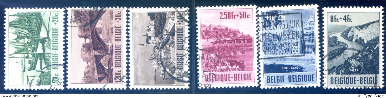 Belgique COB N°918 à 923 Oblitérés - (F2827) - Sonstige & Ohne Zuordnung