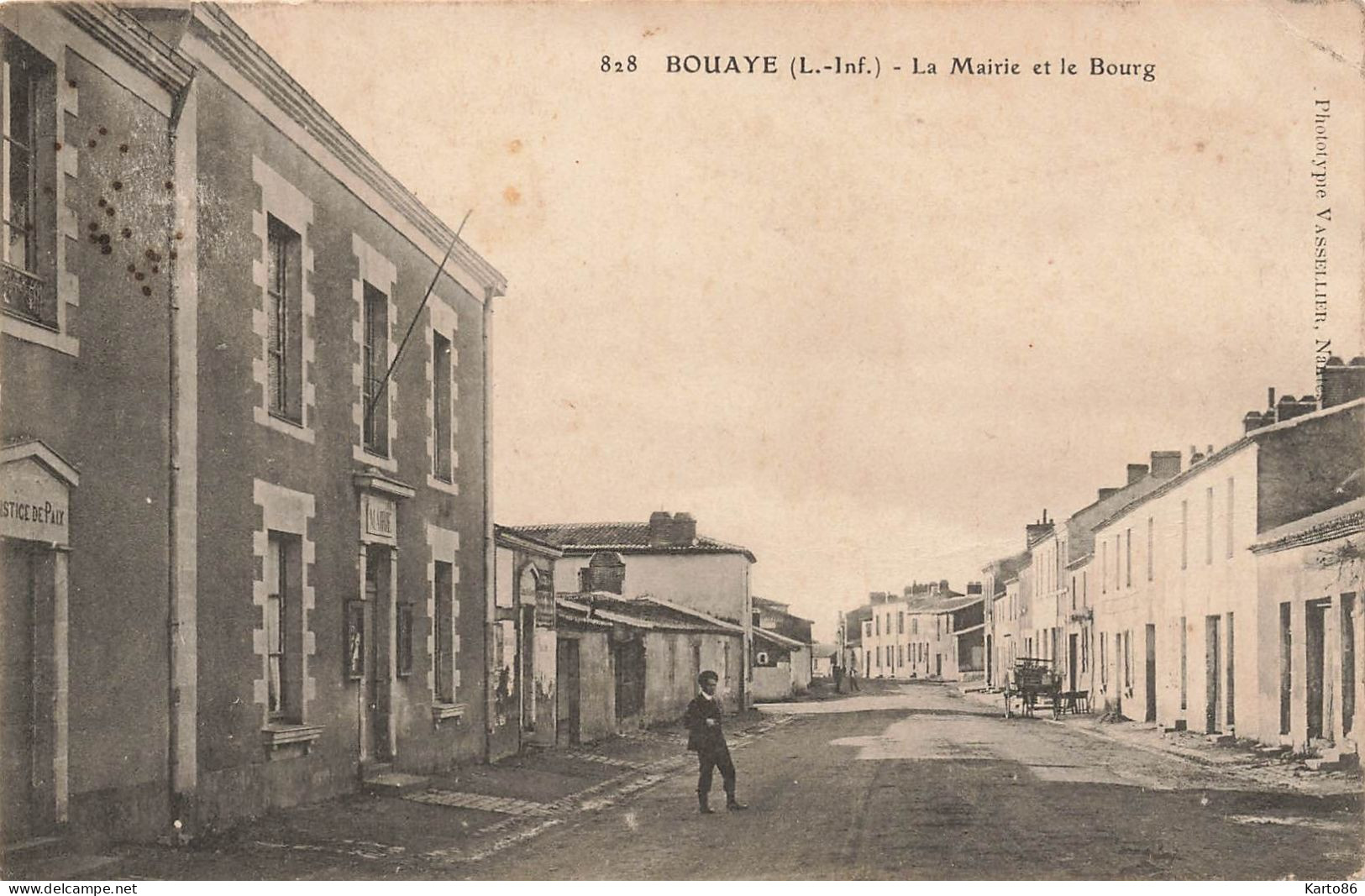 Bouaye * Rue , La Mairie Et Le Bourg * Justice De Paix - Bouaye