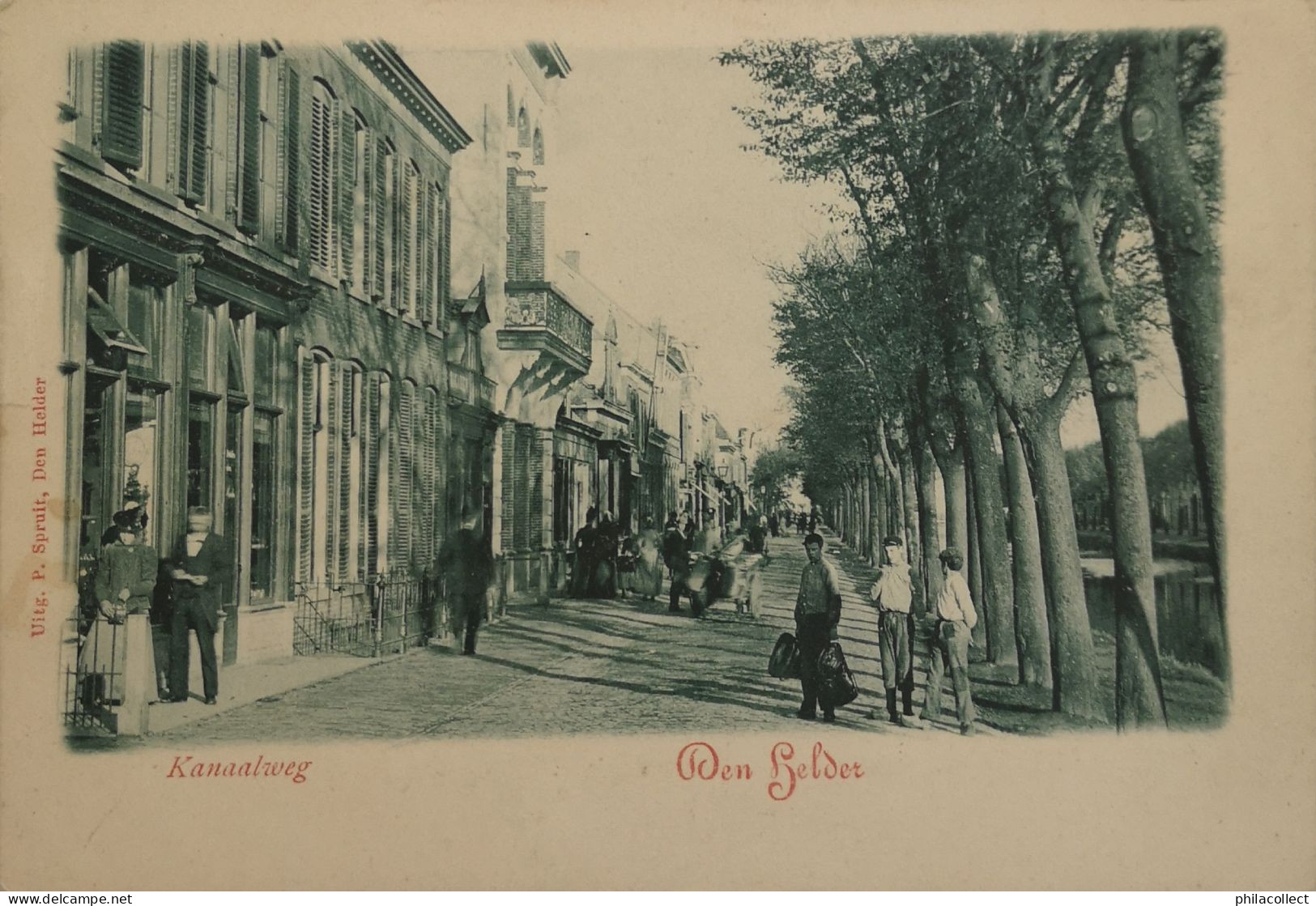 Den Helder (NH) Kanaalweg (Veel Volk) Ca 1900 - Den Helder