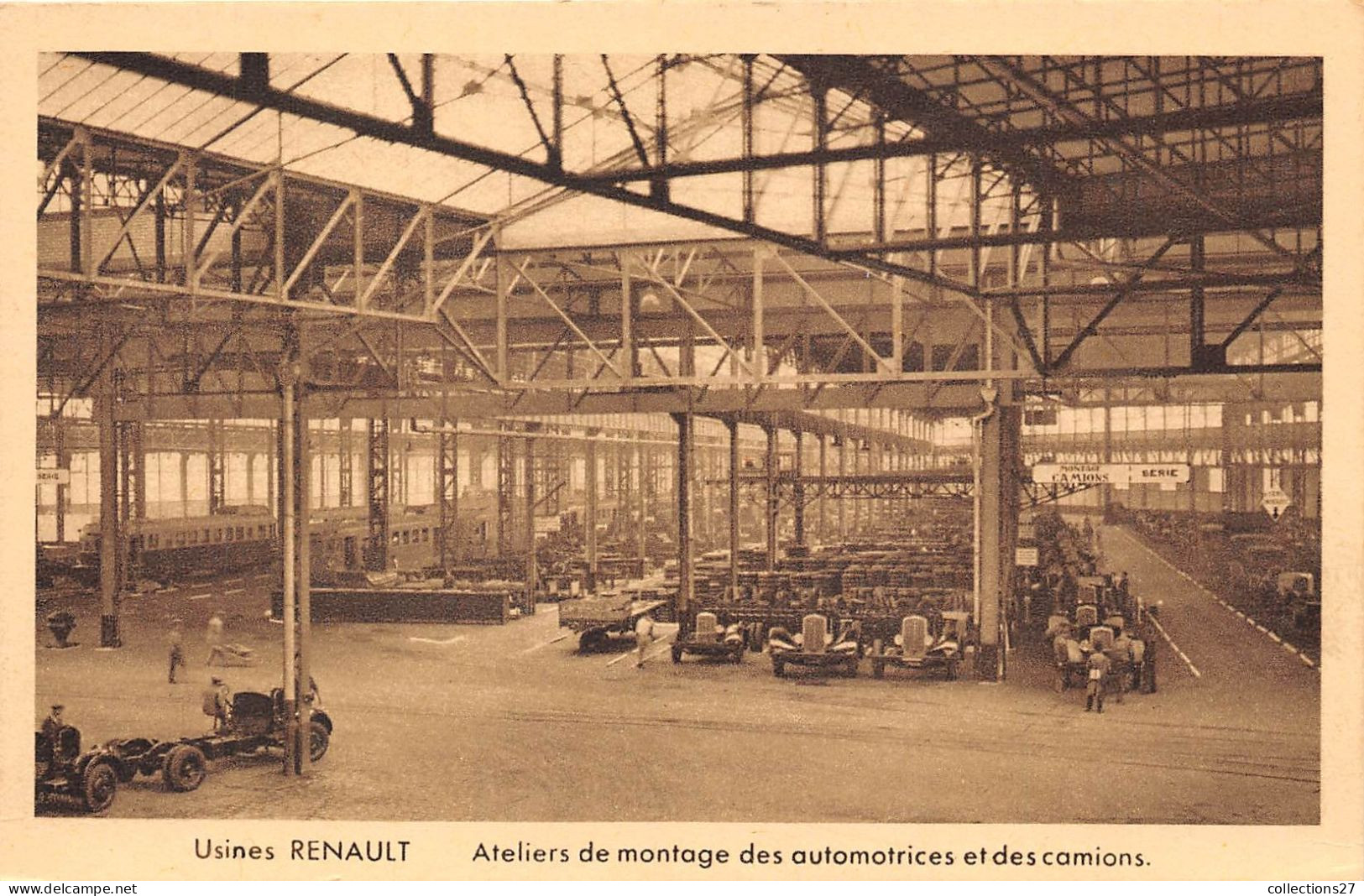 92-BOULOGNE- 12 CARTES DE L'USINE RENAULT