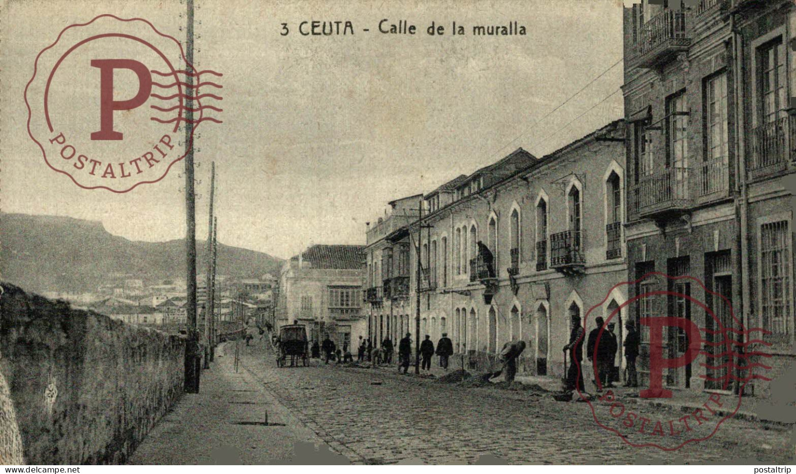 CEUTA. CALLE DE LA MURALLA. - Ceuta