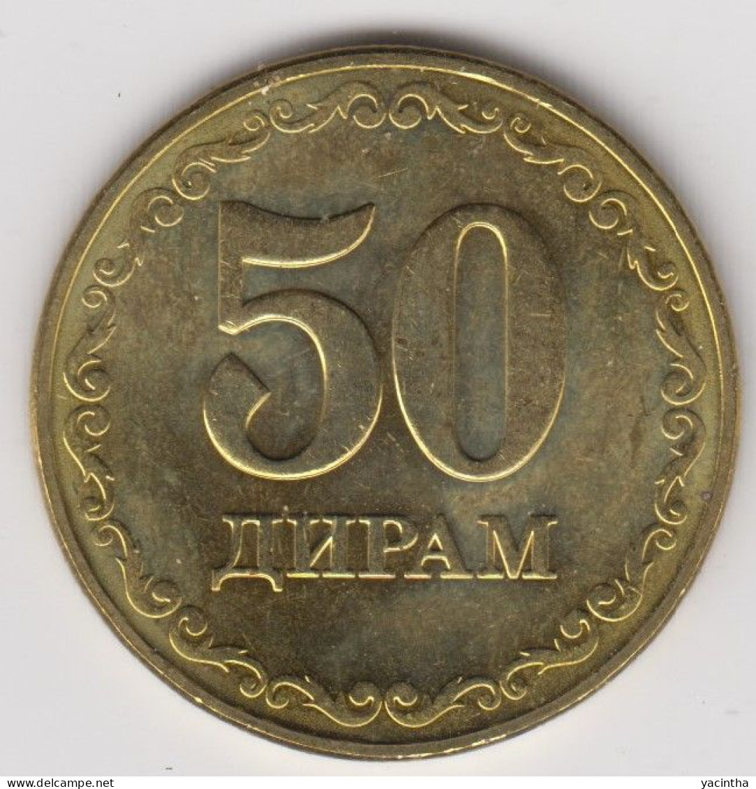 @Y@   Tadzjikistan   0,50 Somoni (50 Diram)  2020  Unc   (3103) - Tadzjikistan