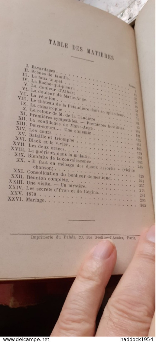 Le Chateau De La Pétaudière MME LA VICOMTESSE DE PITRAY Hachette 1900 - Bibliothèque Rose