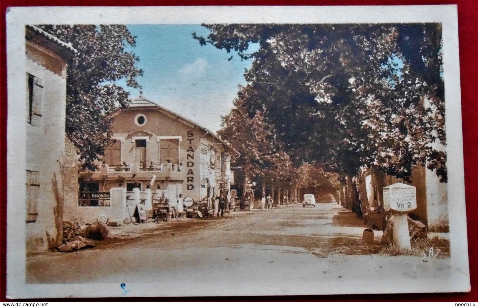 CP 1941 La Palud Route Nationale - Pompe à Essence (84 France) - Lapalud