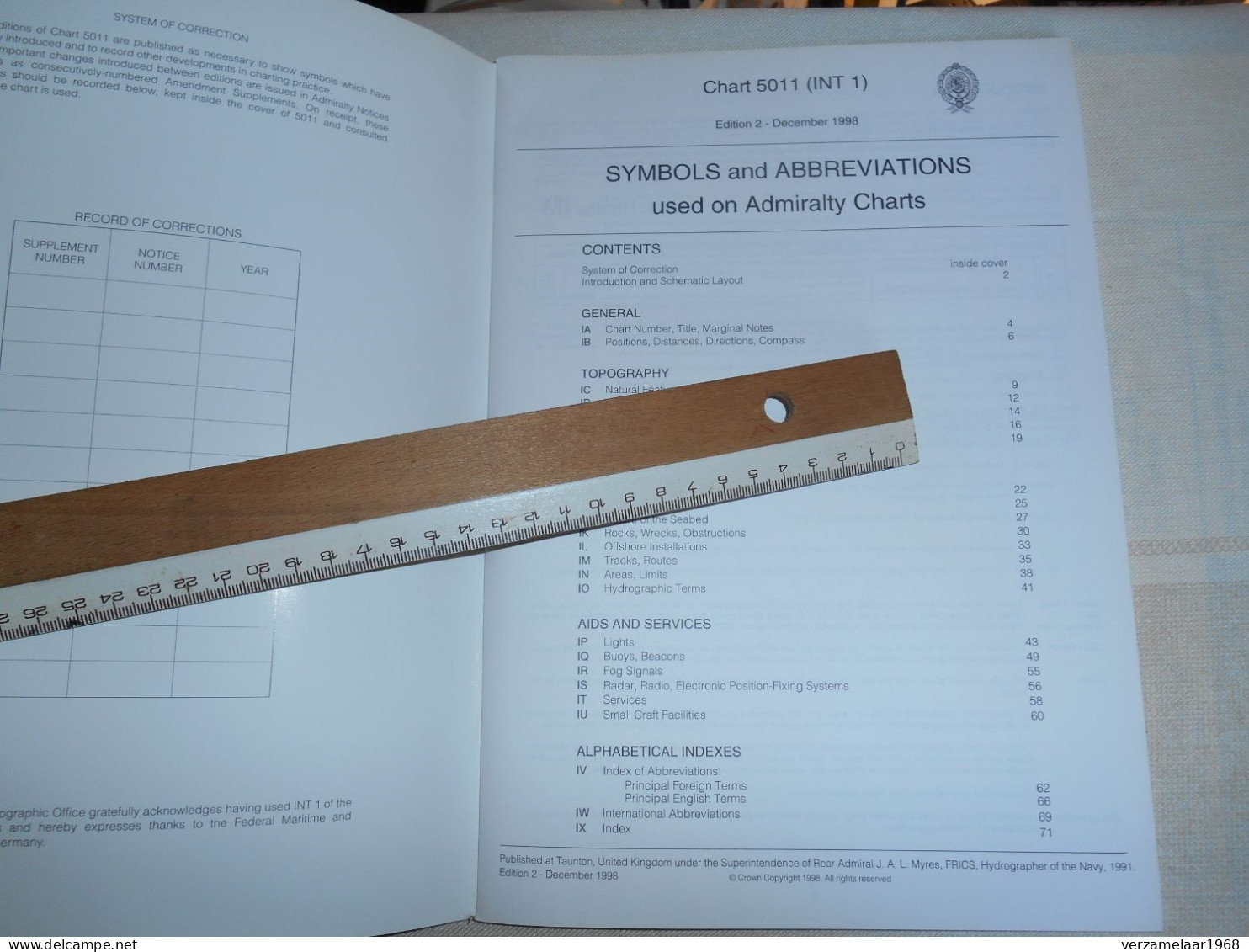 ADMIRALTY CHARTS - BOEK ---- ( Ismo : 2  ) - Educazione/ Insegnamento