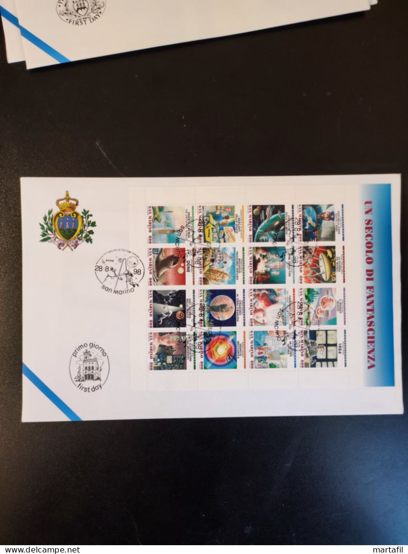 LOTTO +50 FDC SAN MARINO, anni 2000/2010 con BF, Ascat, Fenice e serie con più valori, -2€ l'una