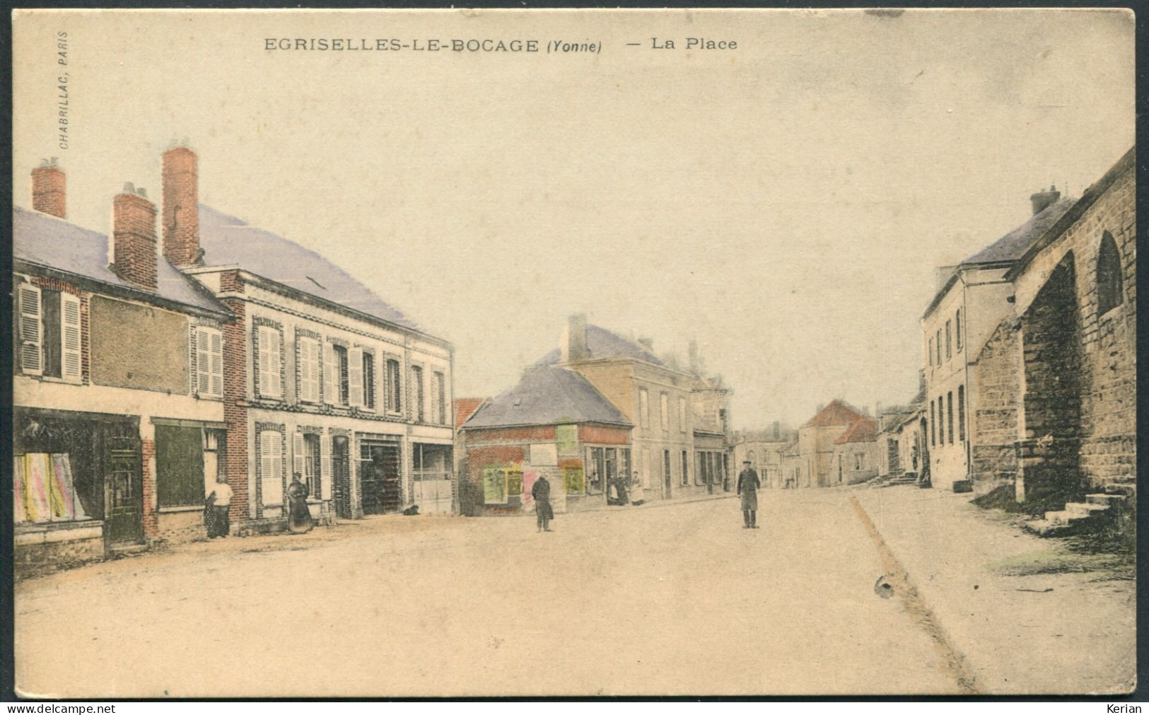 Egriselles-le-Bocage - La Place - Color - Chabrillac - Voir 2 Scans Larges & Descriptif - Egriselles Le Bocage