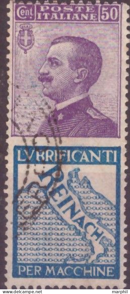 Italia 1924 Pubblicitari UnN°14 50c "Reinach" (o) Vedere Scansione - Publicité