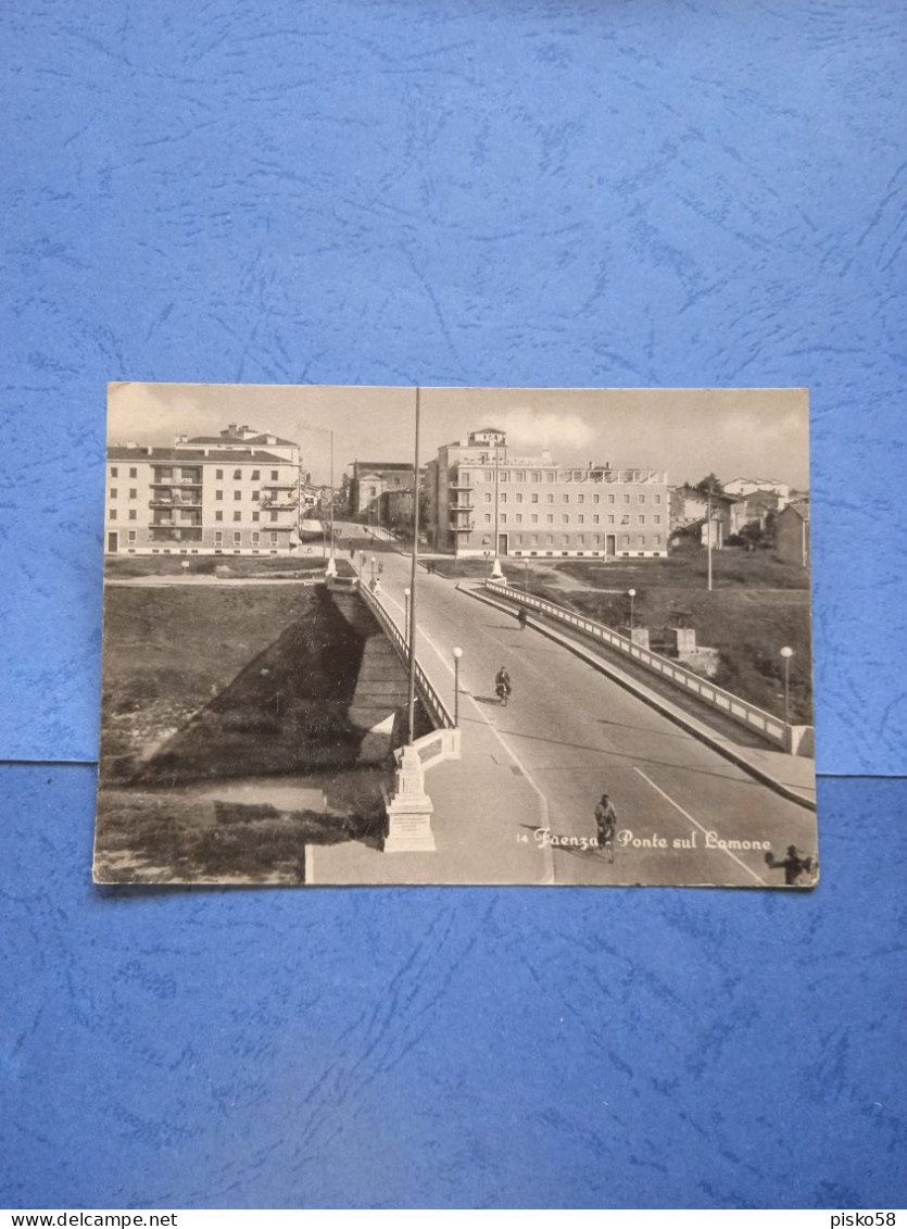 Italia-faenza-ponte Sul Lamone-fg-1958 - Faenza