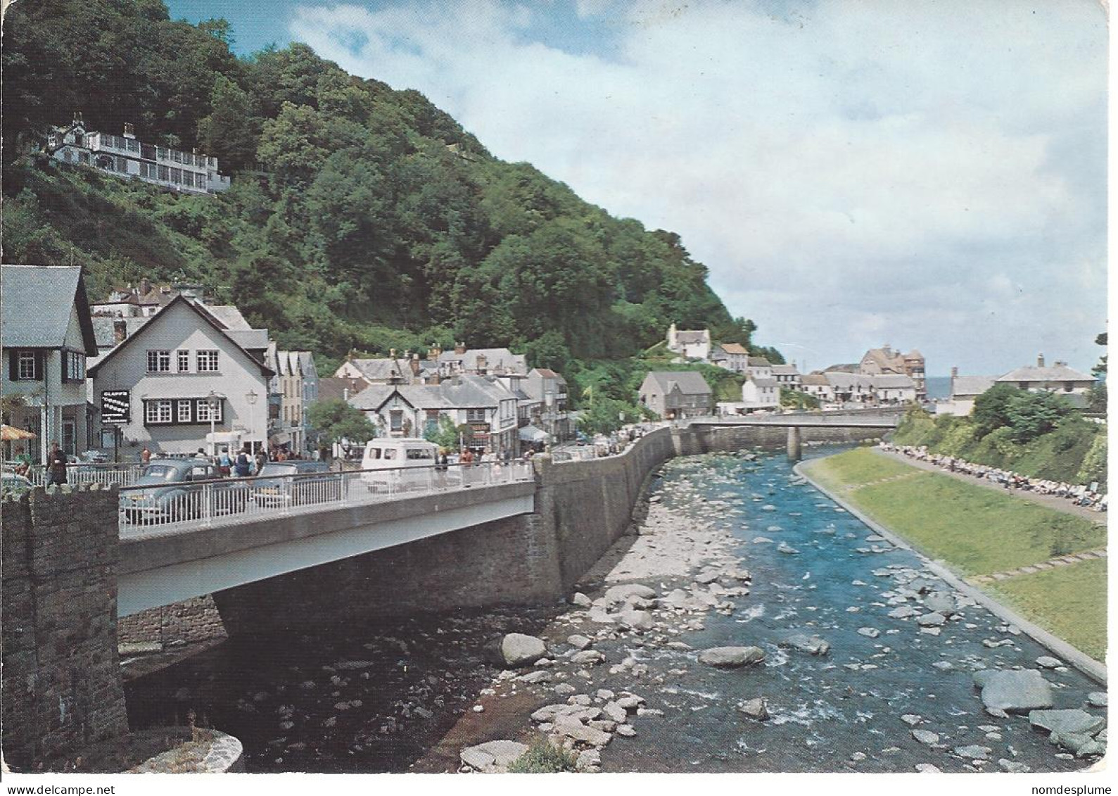 18690) England Lynmouth West Lyn River Bridge See Others - Lynmouth & Lynton