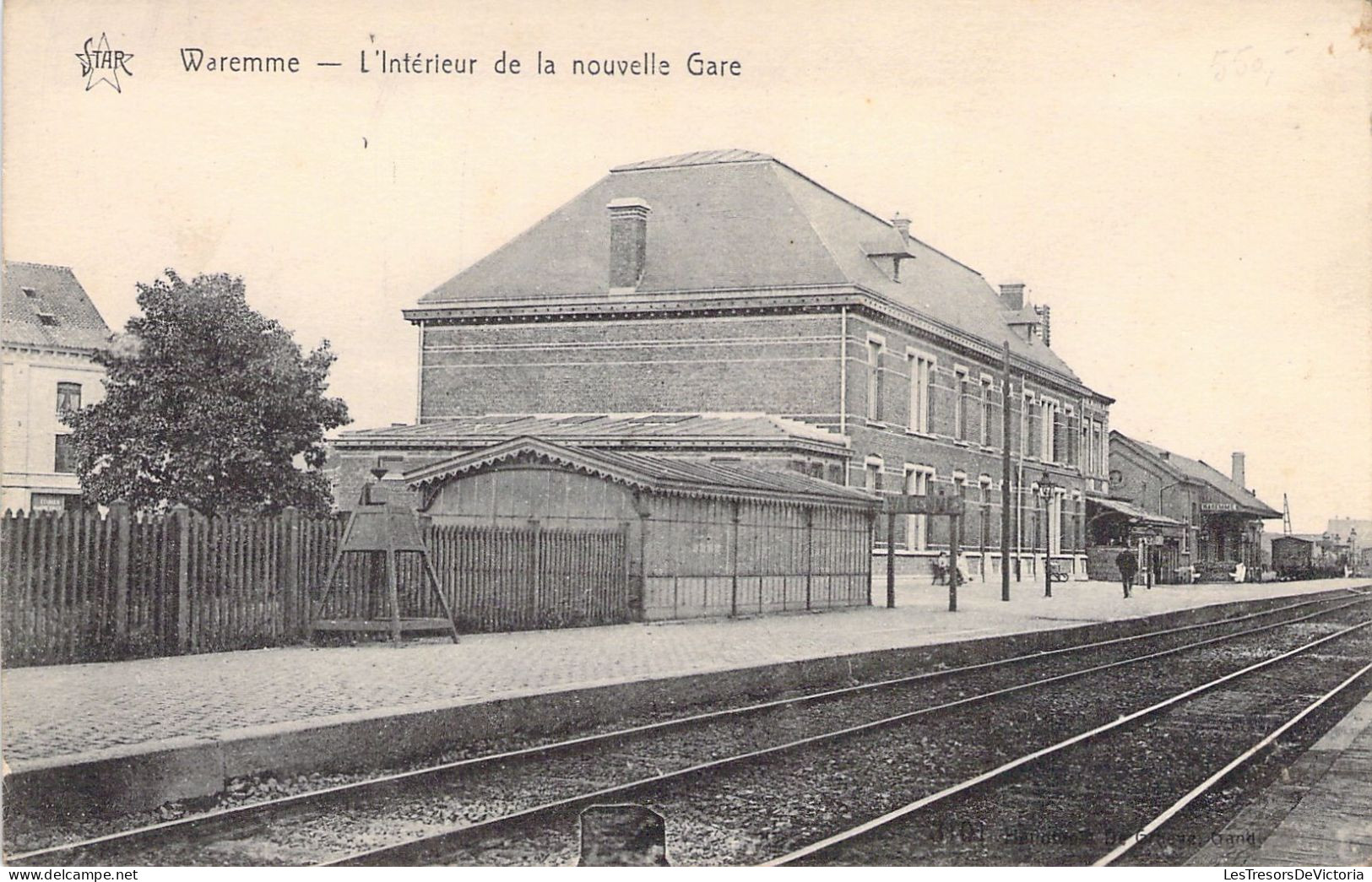 BELGIQUE - Waremme - L'intérieur De La Nouvelle Gare - Carte Postale Ancienne - Borgworm