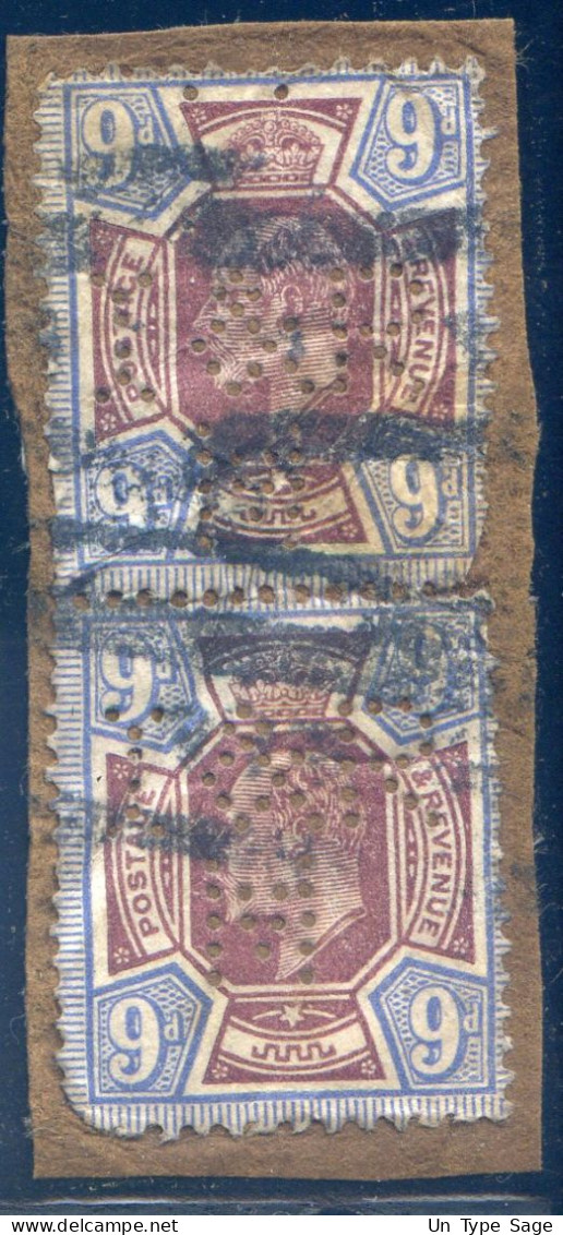 Grande Bretagne N°115 (x2) Sur Fragment - (F2863) - Used Stamps