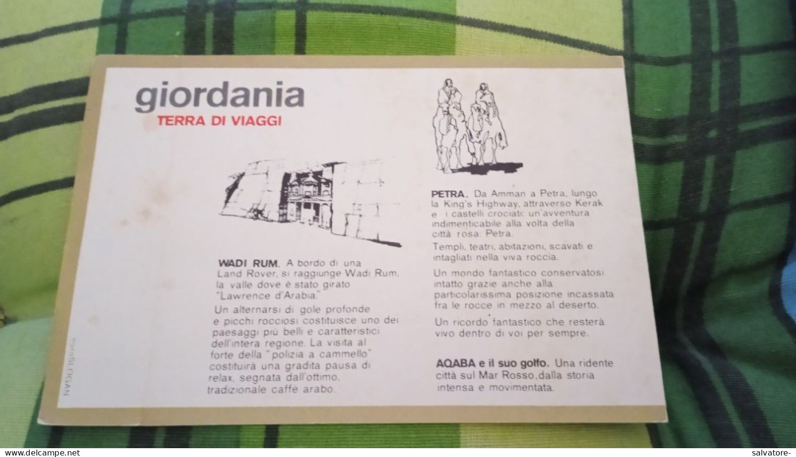 LINEE AEREE REALI GIORDANE ALIA- ORARI DA MAGGIO AD OTTOBRE 1978 - Orari