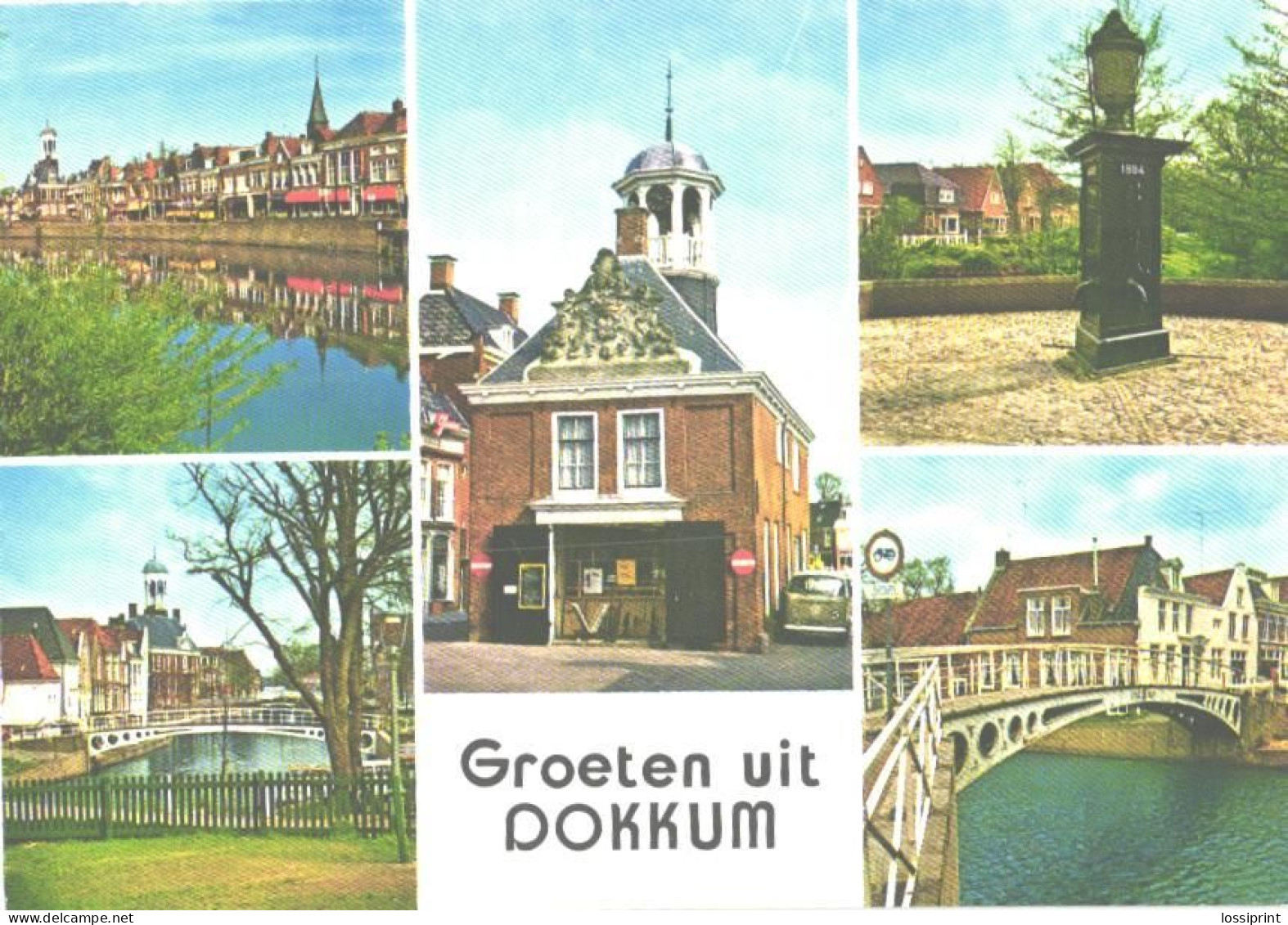 Netherlands:Holland:Dokkum Views, Monument, Bridges - Dokkum