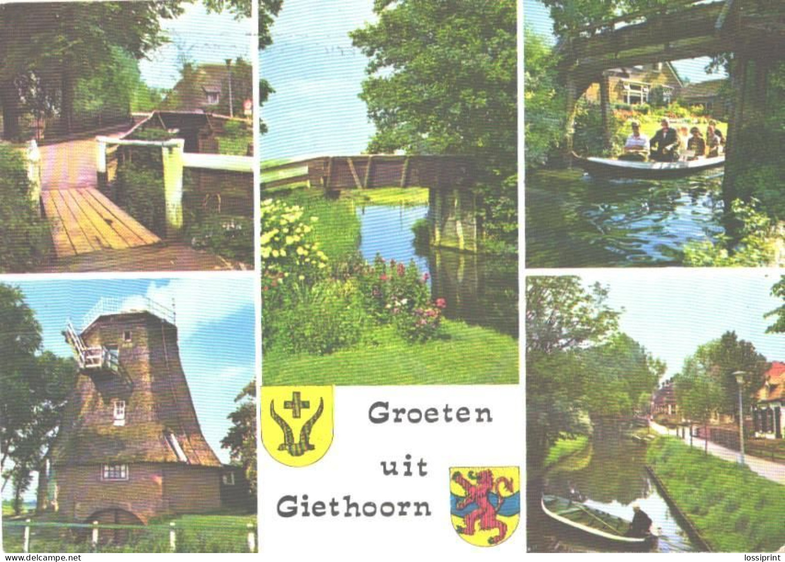 Netherlands:Holland:Giethoorn Views, Canals, Bridges - Giethoorn