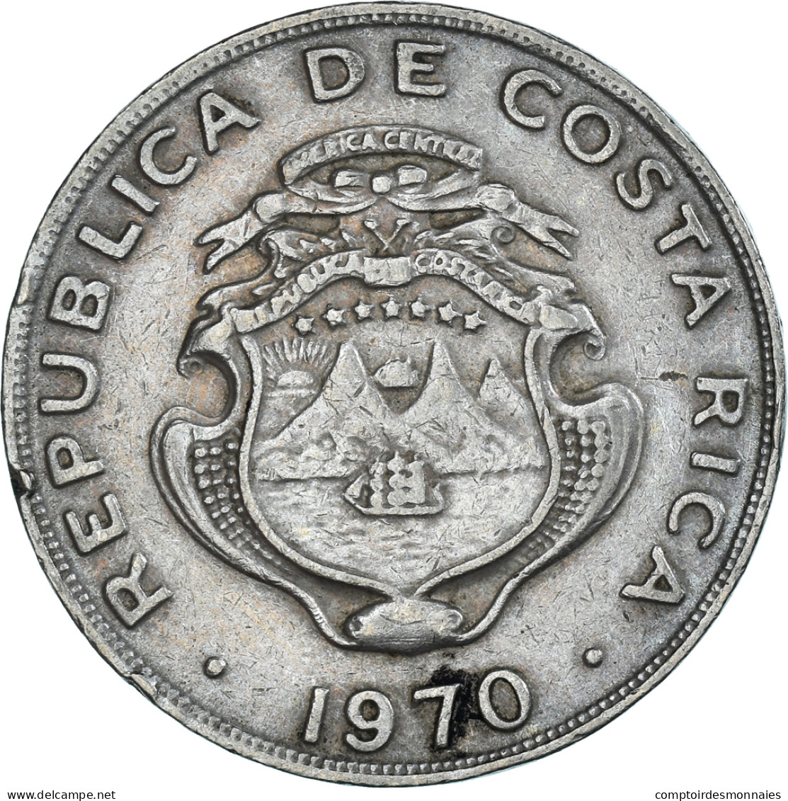 Monnaie, Costa Rica, Colon, 1970 - Costa Rica