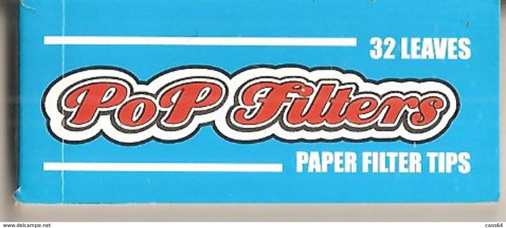 POP FILTERS PAPER FILTER TIPS PER SIGARETTA - Cigarette Holders