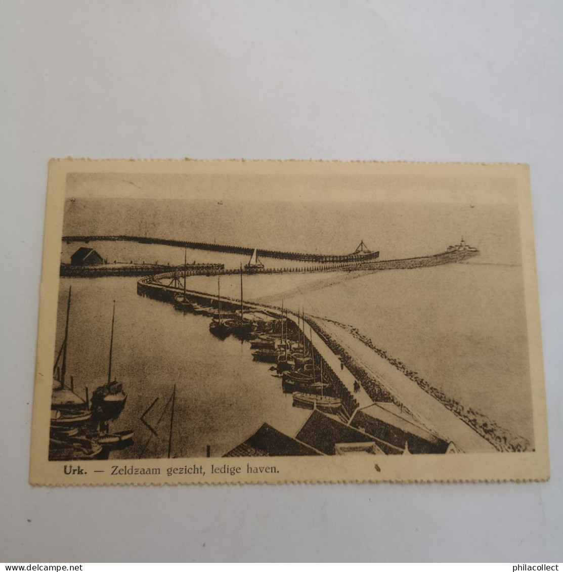 Urk // Zeldzaam Gezicht - Ledige Haven 1928 - Urk