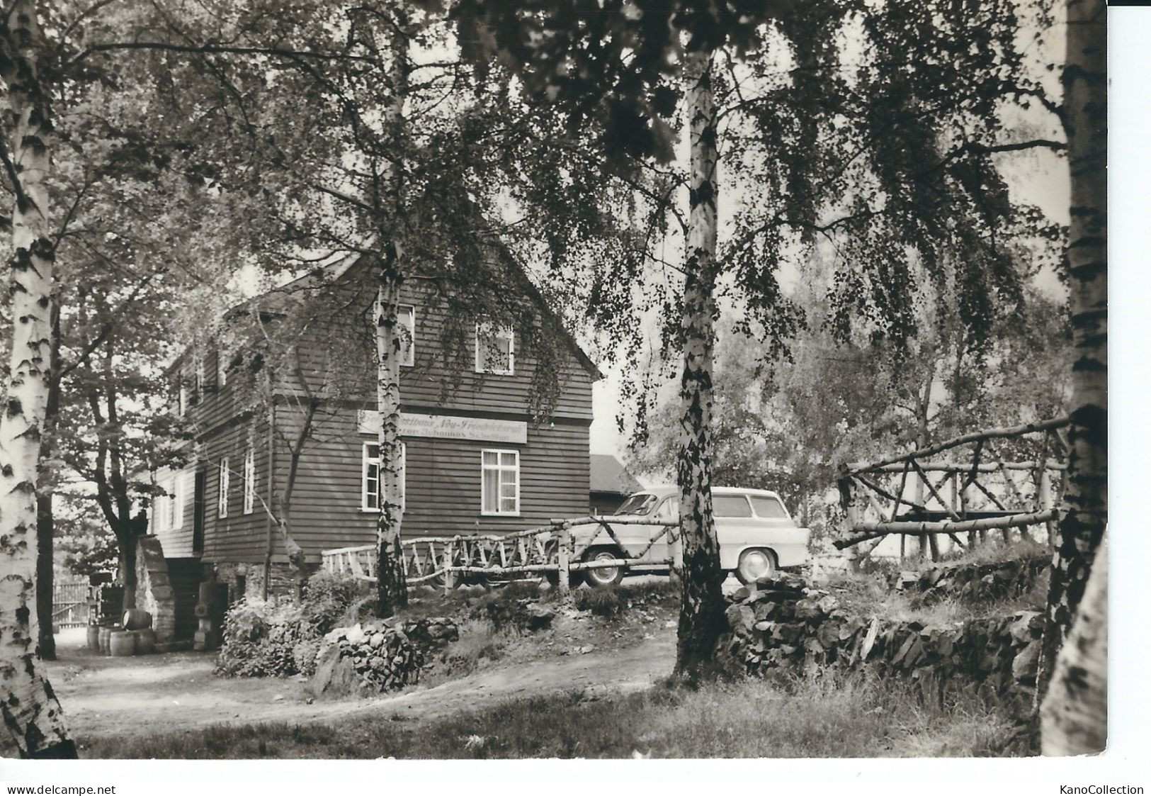 Lößnitz Im Erzgebirge, Berggaststätte Neu-Friedrichsruh, Gelaufen 1974 - Lössnitz