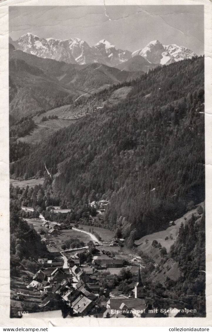 EISENKAPPEL MIT STEINERALPEN - CARTOLINA FP SPEDITA NEL 1943 - Völkermarkt