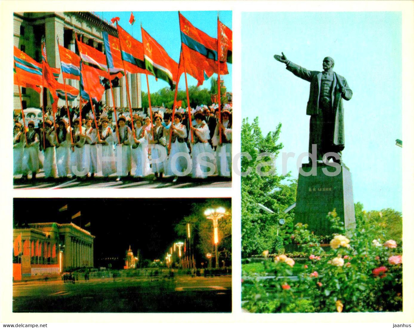 Almaty - Alma-Ata - The City Celebrates - Monument To Lenin - 1974 - Kazakhstan USSR - Unused - Kazakhstan