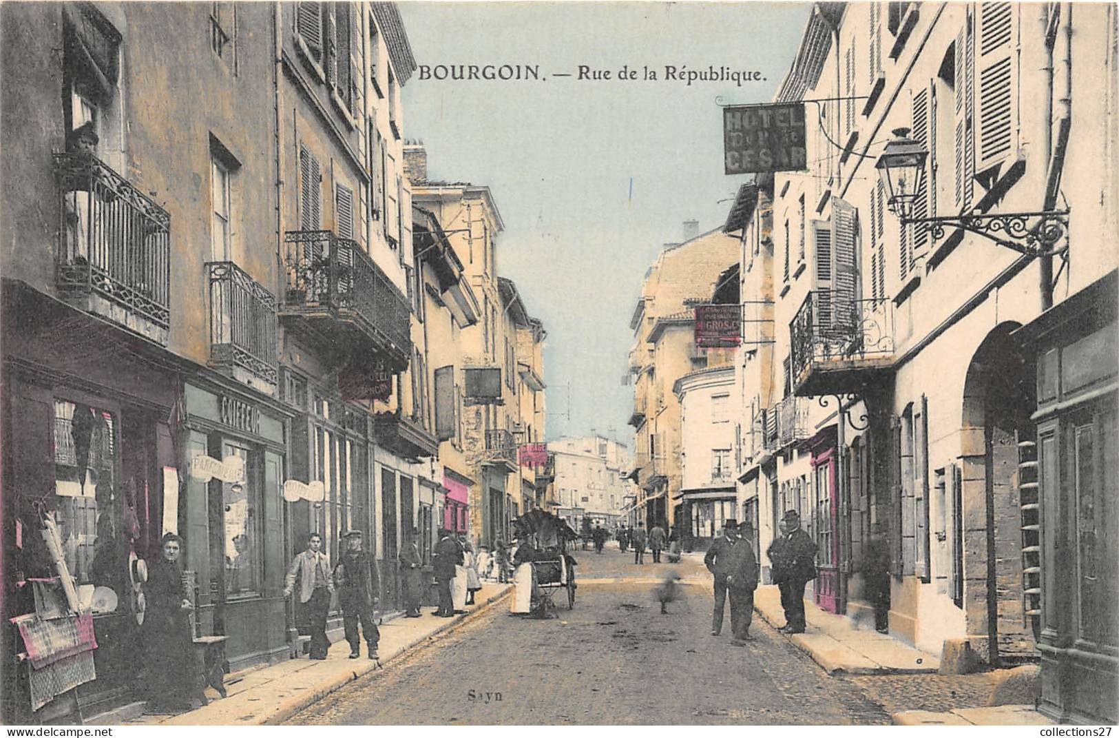 38-BOURGOIN- RUE DE LA REPUBLIQUE - Bourgoin