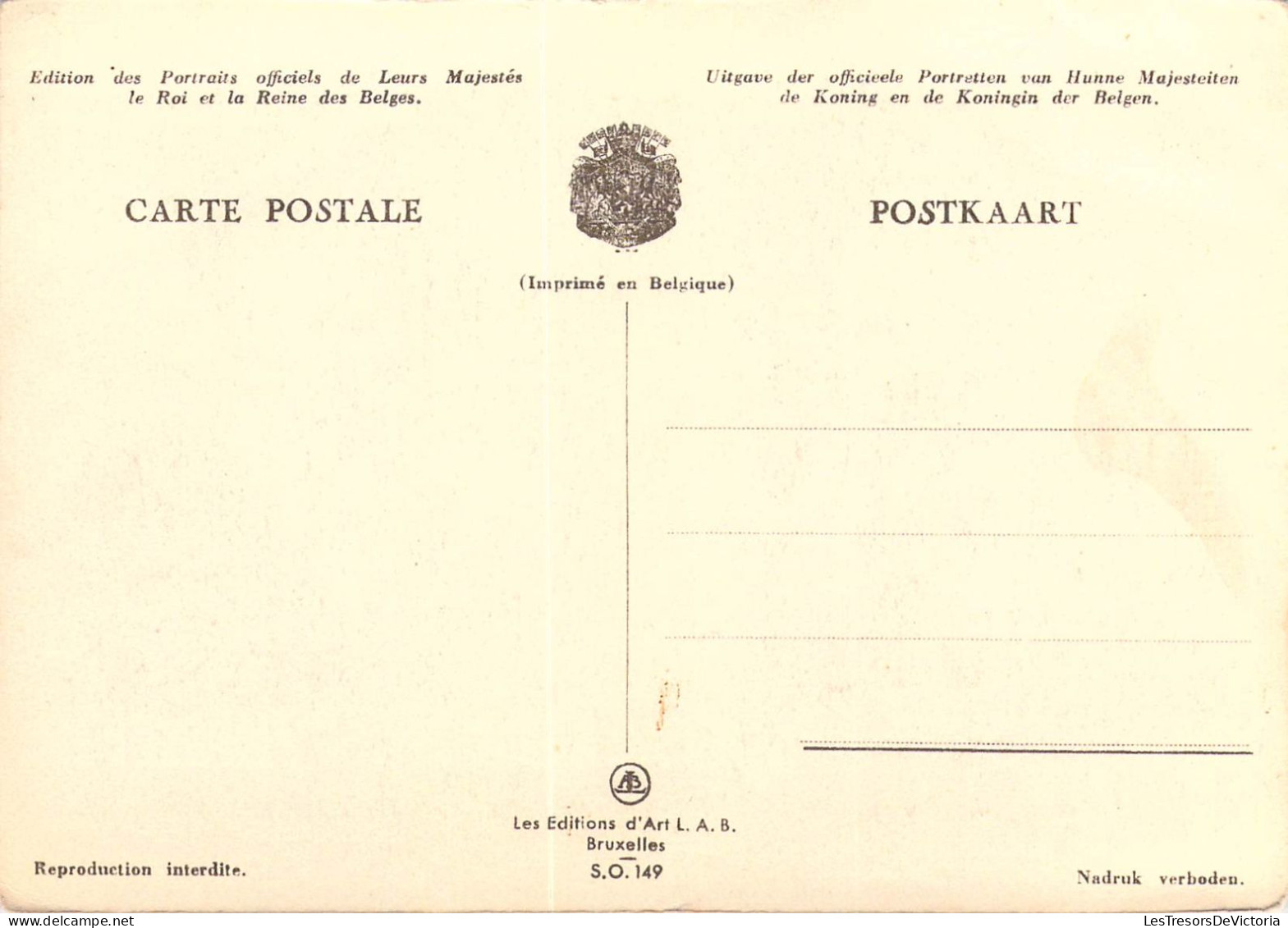 FAMILLES ROYALES - Albert 1er - 1875-1909-1934 - Elisabeth 1876-1909 - Carte Postale Ancienne - Koninklijke Families