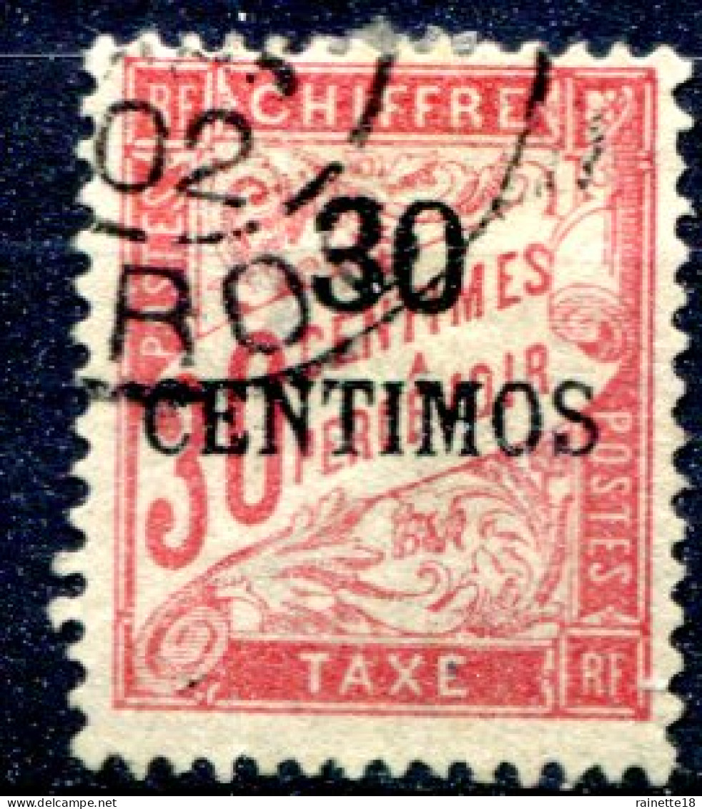 Maroc     Taxe   3 Oblitéré - Timbres-taxe