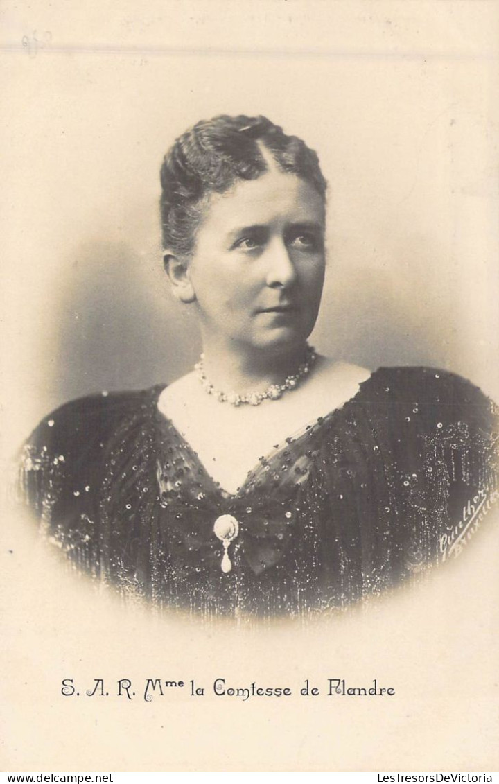 FAMILLES ROYALES - S.A.R. Mme La Comtesse De Flandre - Carte Postale Ancienne - Königshäuser