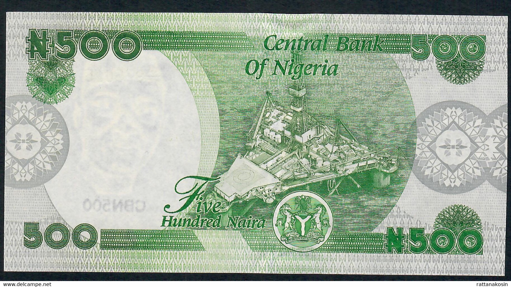 NIGERIA NLP 500 NAIRA 2022 #AA/15 Issued 15.12.2022   UNC. - Nigeria