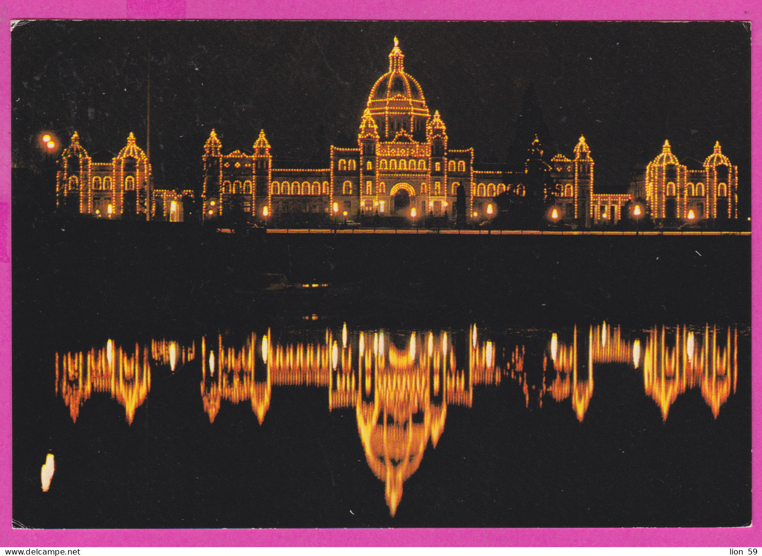 290066 / Canada - Victoria (British Columbia) - Nacht Night Nuit  Parlament Buildings PC 3784 Kanada - Victoria