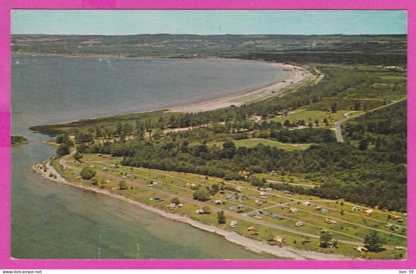 290068 / Canada - Brighton (Ontario) -Aerial View Vue Aerienne Luftaufnahme Presqu'ile Provincial Park Ten Car PC Kanada - Brighton