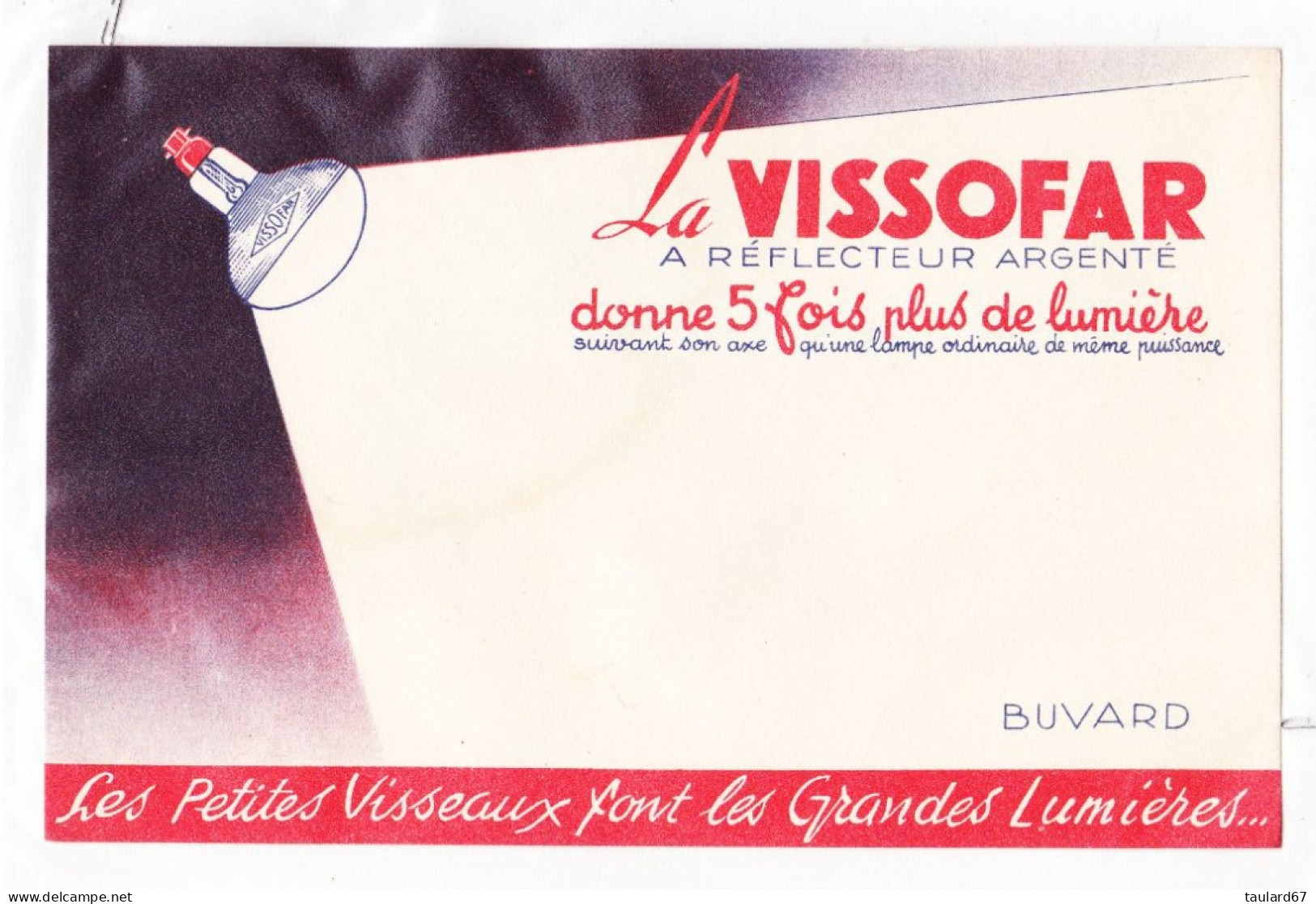 Buvard La Vissofar à Réflecteur Argenté Donne 5 Fois Plus De Lumière - Electricité & Gaz