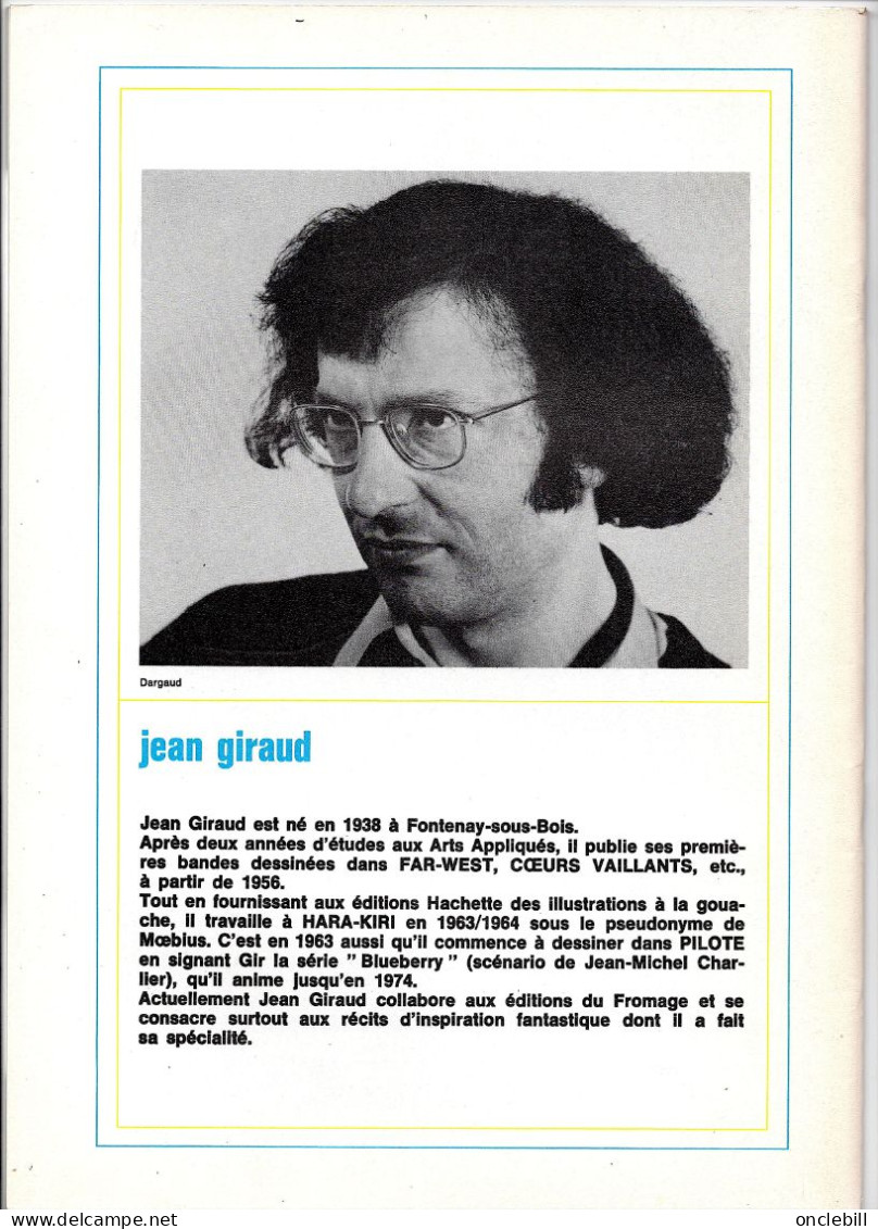 Giraud Moebius Cahiers De La Bandes Dessinée N°25 1974 état Superbe - Moebius