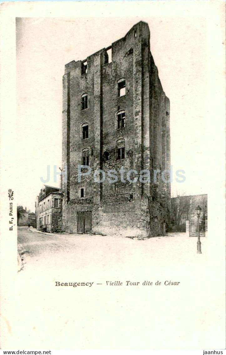 Beaugency - Vieille Tour Dite De Cesar - Old Tower Called Caesar - 1 - Old Postcard - France - Unused - Beaugency
