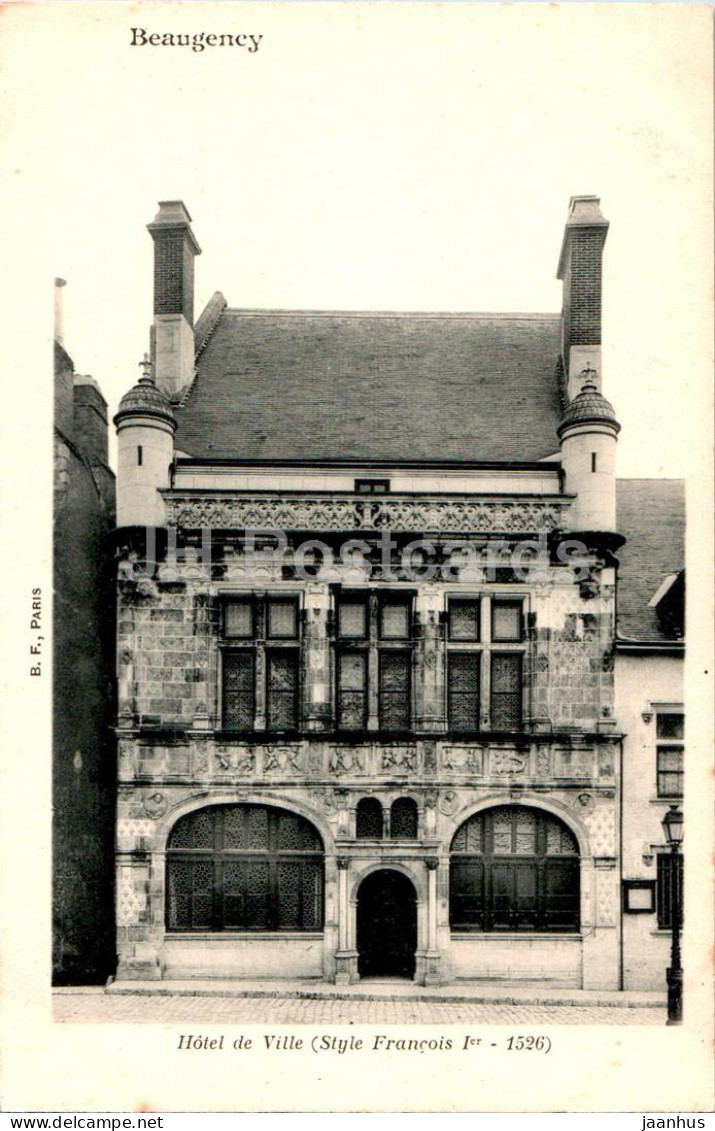 Beaugency - Hotel De Ville - Style Francois I Er - Town Hall - Old Postcard - France - Unused - Beaugency